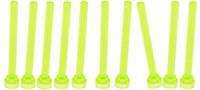 LEGO 10x Transparent Neon Green Antenna 1x4 (3957b) NEW !!!!!