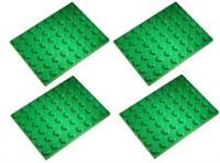 Lego Green Plate 6x8 4 pieces (3036) NEW!!!