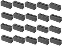 Lego 20x Dark Bluish Grey Brick 1x3 NEW!!!