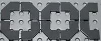Lego 10x Dark Bluish Grey Tile Modified 2x2 Corner Facet (27263) NEW!!!