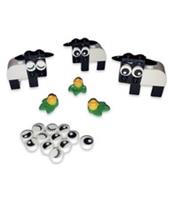 LEGO Sheep Herd/ Flock of 3 with Flowers  Mini Build - Farm Animals