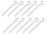 Lego 10x White Antenna 1x4 Flat Top (3957b) NEW!!!