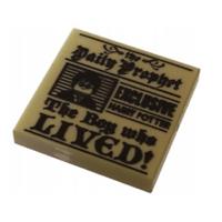 Lego Harry Potter Tan Tile 2x2 The Daily Prophet NEW!!!