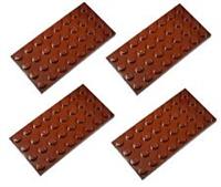 Lego 4x Reddish Brown Plate 4x8 (3035) NEW!!!
