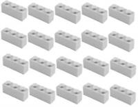 Lego Light Bluish Grey Brick 1x3 20 pieces NEW!!!