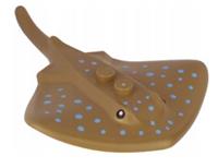 Lego Dark Tan Manta Ray (68632pb01) NEW!!!