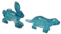 Lego Harry Potter. Glitter Transparent Blue hare & otter NEW!!!