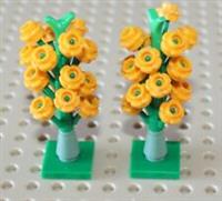 Lego 2x Bright Light Orange Tree NEW!