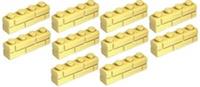 Lego Tan Brick 1x4 Masonry 10 pieces (15533) NEW!!!