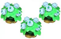 Lego 3x Plant, Bush with Bright Light Blue Flowers NEW!!!!!