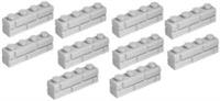 Lego 10x Light Bluish Grey Brick 1x4 Masonry (15533) NEW!!!