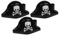 Lego 3x Pirate Hat Headgear (2528pb03) NEW!!!