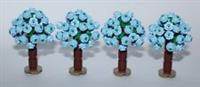 Lego 4x Bright Light Blue Tree NEW!!