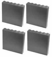 Lego 4x Dark Bluish Grey Panel 1x6x5 (59349)NEW!!!