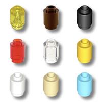 LEGO 10x Brick, Round 1 x 1 Open Stud Cylinder - 3062b Choose your Colour