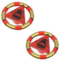Lego 2x Red Atlantis Treasure Key (87748pb03) NEW!!!