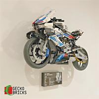 Wall mount for LEGO 42130 Technic BMW M 1000RR Gecko Bricks