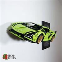 Wall mount for LEGO 42115 Lamborghini Sian FKP 37 Technic Gecko Bricks