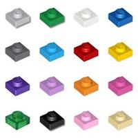 LEGO Plate 1x1 (Pack of 10) - Choose Colour - Part No: 3024, 28554, 30008