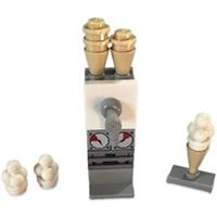 LEGO ICE Cream Whippy Machine - Parlour with Cones & Scoops MOC