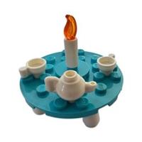 LEGO Candle Light Tea Party with Table + Teapot + Cups - Kitchen MOC