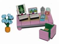 Lego Furniture Girls Game Room NEW!!