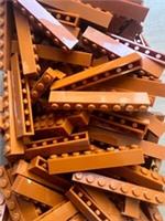 LEGO Dark Orange Brick 1 x 8 ( 3008 ) New parts-Free post-choose your quantity