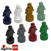 LEGO 53017 / 90398 - Pack of 1x 2x - Minifigure Statuette Trophy Statue - 1.6cm