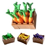 LEGO Crate of Fruit & Vegetables - Farm MOC Apple Banana Grape Carrot