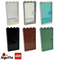 LEGO 40289 / 60596 / 35291 / 60616 - Door 1x4x6 with Frame NEW choose colour