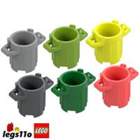 LEGO 28967 / 92926 NEW Dustbin Garbage Can Bin - Pack of 1x 2x - choose colour