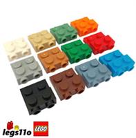 LEGO 4304 / 99206 - Pack of 1x 2x 4x 8x - NEW Plate 2x2 Raised with 2 Side Studs