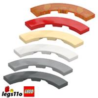 LEGO 3477 / 27507 / 1939 NEW Tile 4x4 Round Curved Corner - Pack of 1x 2x 4x
