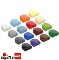 LEGO 35398 / 35399 / 24246 - Pack of 1x 2x 4x 8x - NEW Tile 1x1 Half Oval