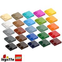 LEGO 33909 Pack of 1x 2x 4x 8x - Tile Plate 2x2 with 2 Studs on Edge NEW