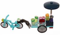 LEGO Electric Bike with Drinks Cooler, Trailer, Cart & Accessories NEW!!