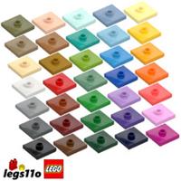 LEGO 23893 / 87580 - Pack of 1x 2x 4x 8x - Tile Plate 2x2 with Centre Stud