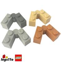 LEGO 3830 / 3831 / 61522 - Pack of 1x 2x 4x - NEW Hinge Brick 1x4 Top + Base