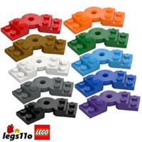 LEGO 79846 - Pack of 1x 2x 4x - NEW Plate 2x6x2/3 Rotated 45 Angled Mech Joint