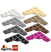 LEGO 35044 Pack of 1x 2x 4x - Plate 4x4 with Circular Corner Cutout NEW
