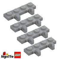 LEGO 44568 / 51483 - Pack of 4x - NEW Hinge Plate 1x4 Locking with 2 Stubs