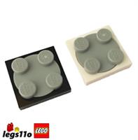 LEGO 3679 3680 - Pack of 1x 2x 4x - NEW Turntable Plate 2x2 Base + Top Plate