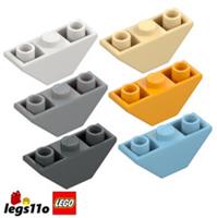 LEGO 2341 / 18759 - Pack of 1x 2x 4x - NEW Slope 1x3 Double Inverted