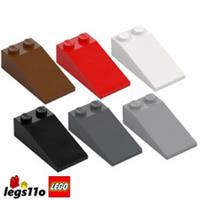 LEGO Pack of 1x 2x 4x - Slope 2x4 (18) NEW 30363
