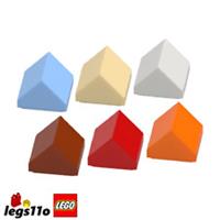 LEGO 35464 - Pack of 1x 2x 4x - NEW Slope Tile 1x1 (45) Double