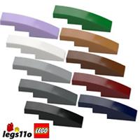 LEGO 11153 / 61678 - Pack of 1x 2x 4x - NEW Slope 1x4 Curved