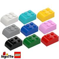 LEGO 6215 NEW Slope Brick 2x3 with Curved Top - Pack of 1x 2x 4x 8x