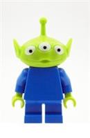 Lego Mini Alien Minifigure with Lime Green Head & 3 Eyes NEW
