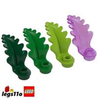 LEGO 2682 Pack of 1x 2x 4x - Plant Leaf with Plate 2x3x2 Curved Upright NEW