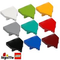 LEGO 66956 - Pack of 1x 2x 4x - NEW Curved Wedge 2x2x2/3 Pointed